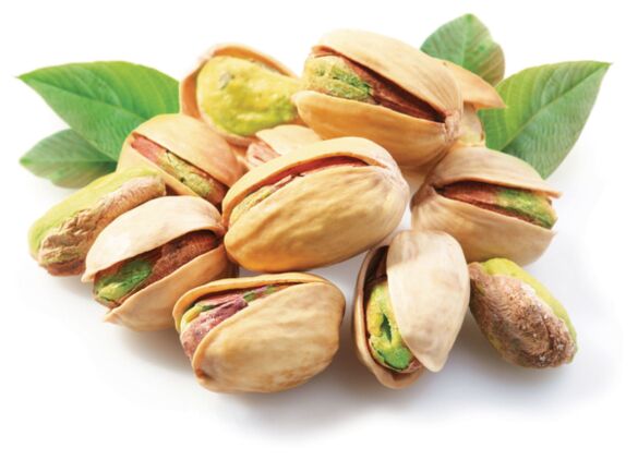 Pistachios in the diet of men increase libido and improve erections