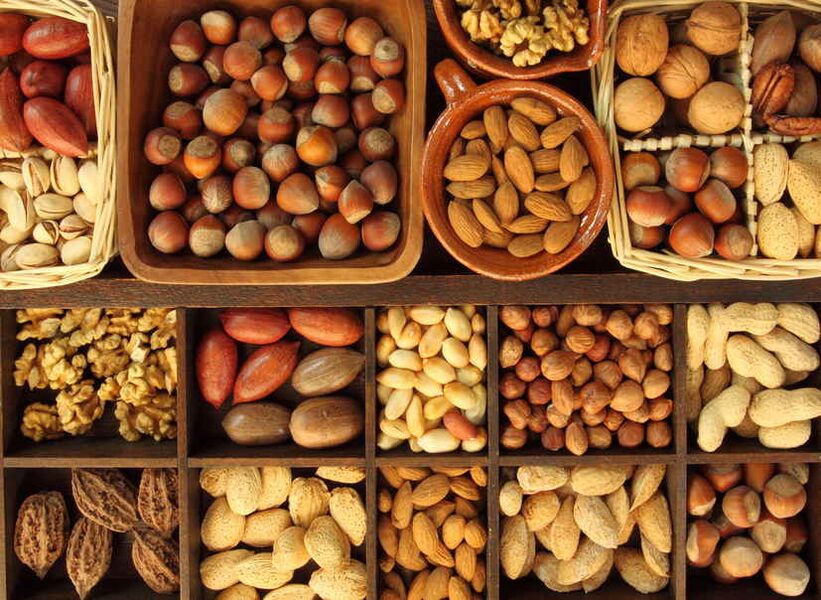 Eating nuts will help a man improve his erection