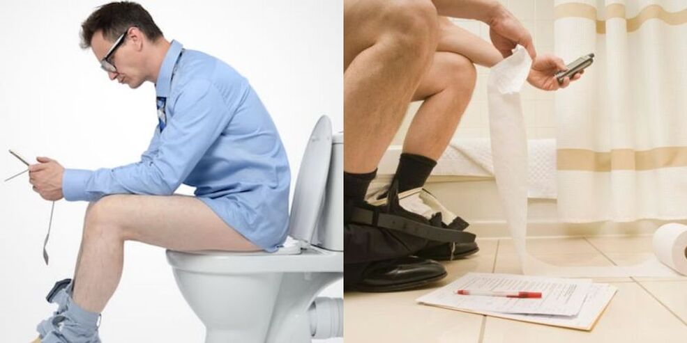 lubrication during defecation