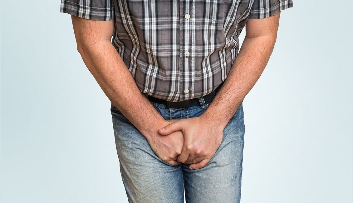 Testicular pain in men